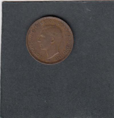 Beschrijving: 1 Farthing  GEORGIUS VI  